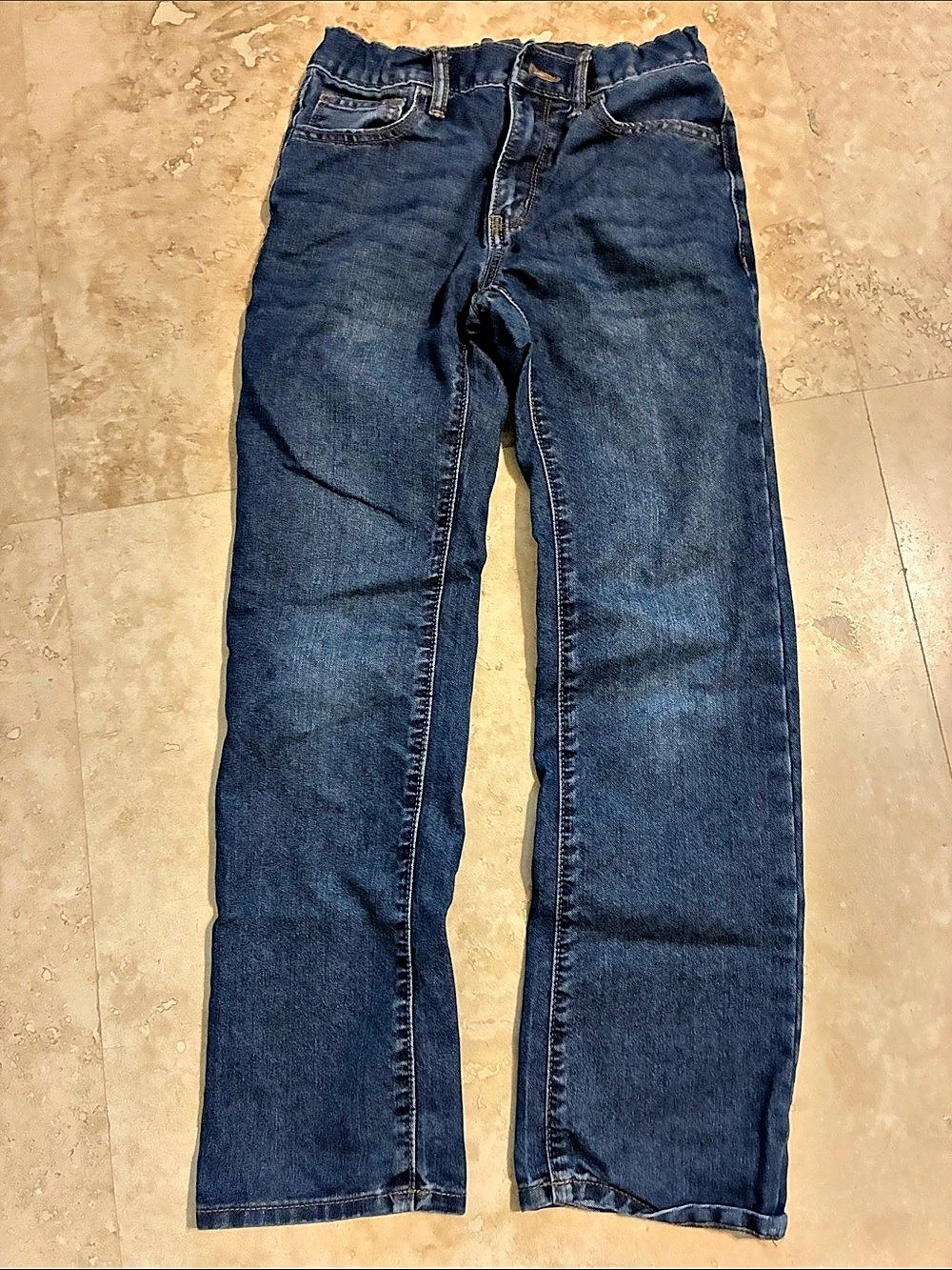 Old Navy Built-In Tough Straight Jeans for Boys Leg Jeans Blue Boys 12